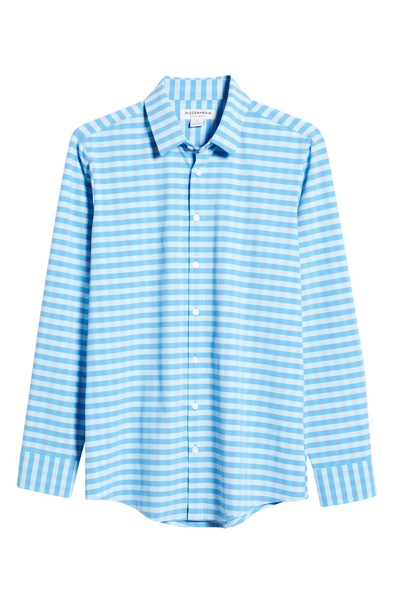 Mizzen+Main Leeward Check Button-Up Performance Shirt, Alternate, color,