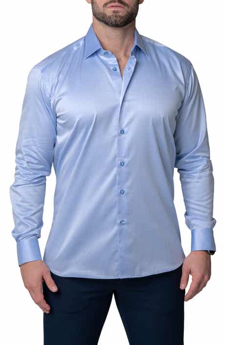 Maceoo Classic Modern Cotton Button-Up Shirt