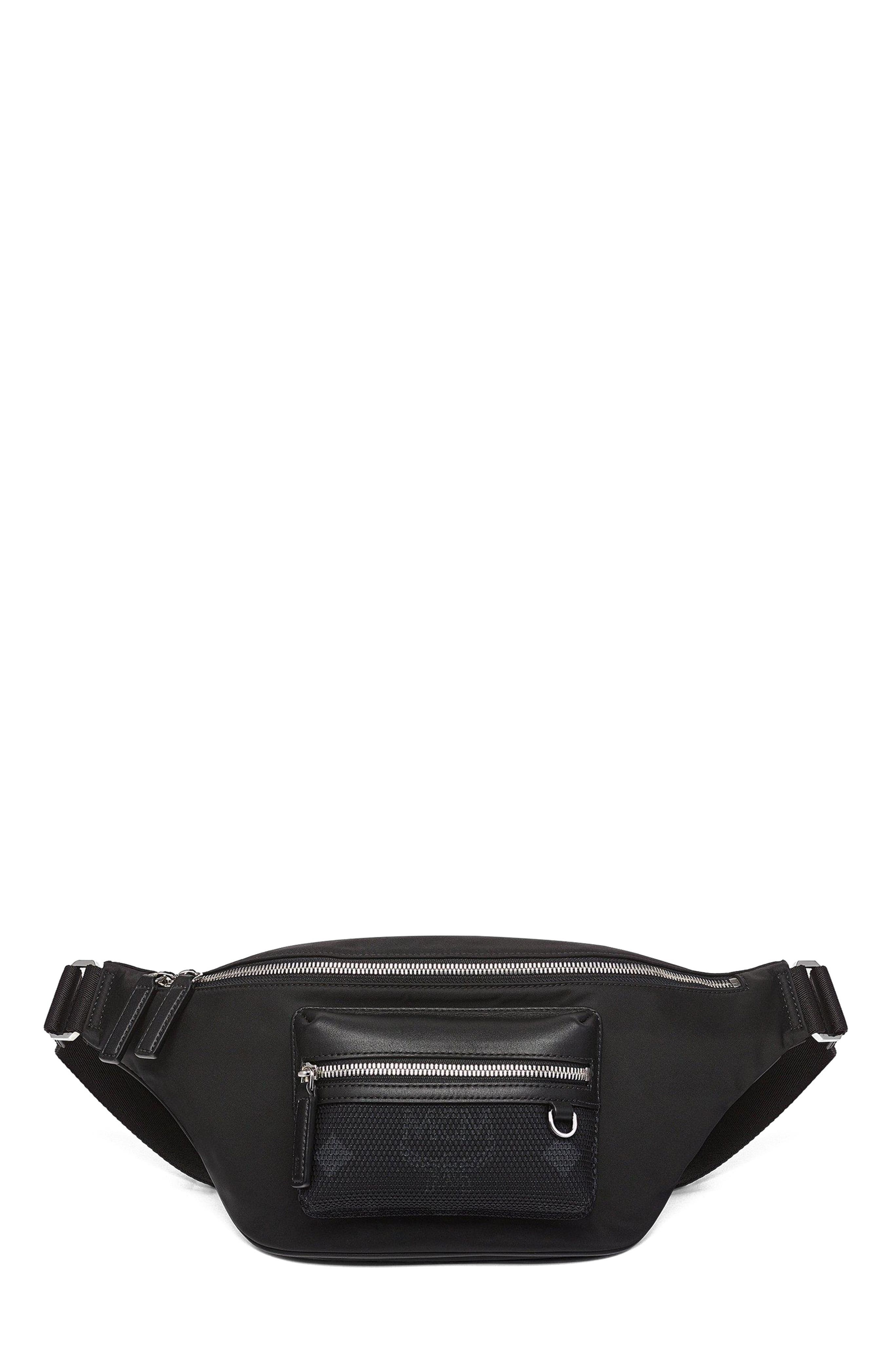 MCM Fursten Belt Bag in Recycled Nylon, Main, color, 