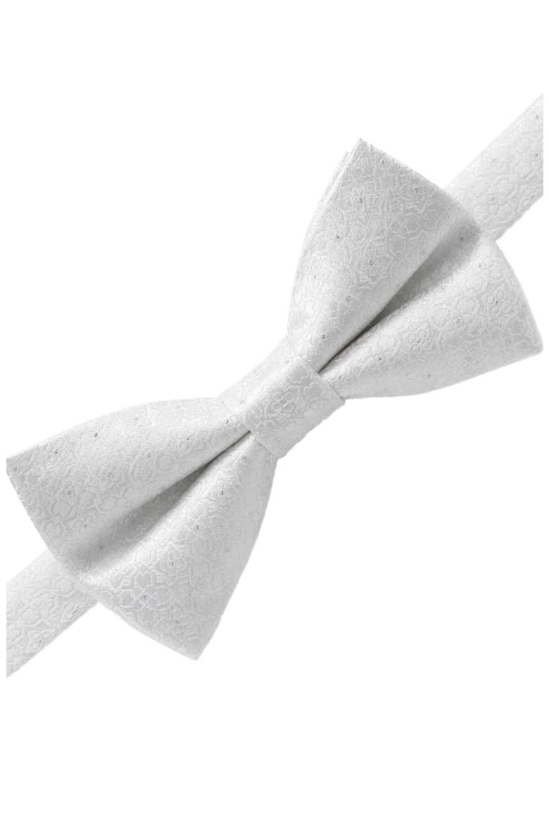 Glitz Medallion Pre-Tied Bow Tie, Alternate, color, WHITE