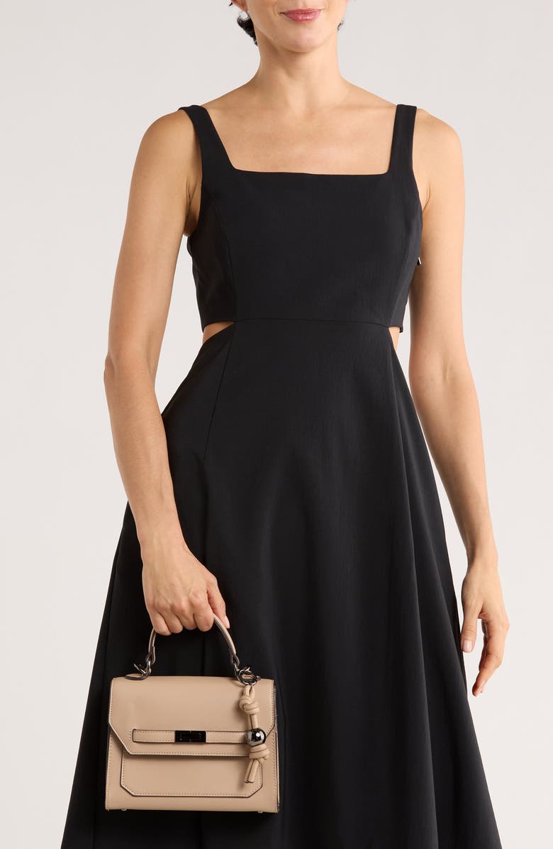 Steve Madden Perla Top Handle Satchel, Alternate, color, Stone