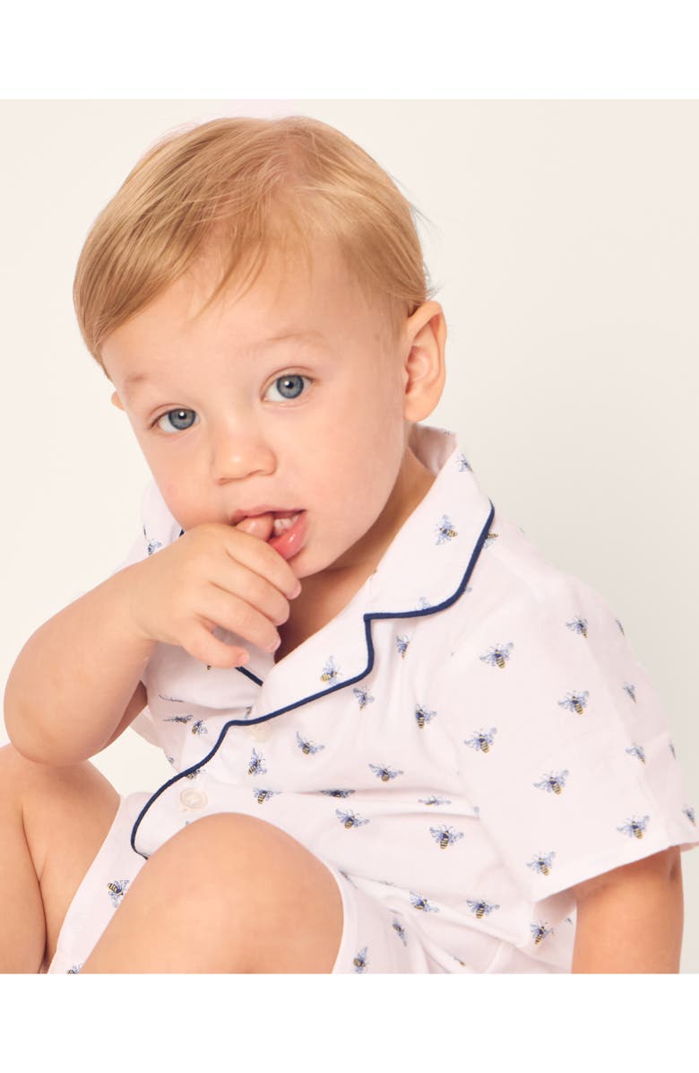 Petite Plume Summer Fitted Twill One-Piece Pajamas, Alternate, color, 