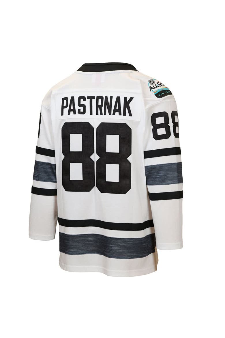 Youth Mitchell & Ness David Pastrnak White Boston Bruins 2019 All-Star Game Power Play Jersey, Alternate, color, White