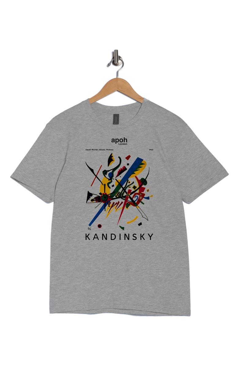 Monster Digital Kandinsky Small Worlds Graphic T-Shirt, Alternate, color, Sport Grey