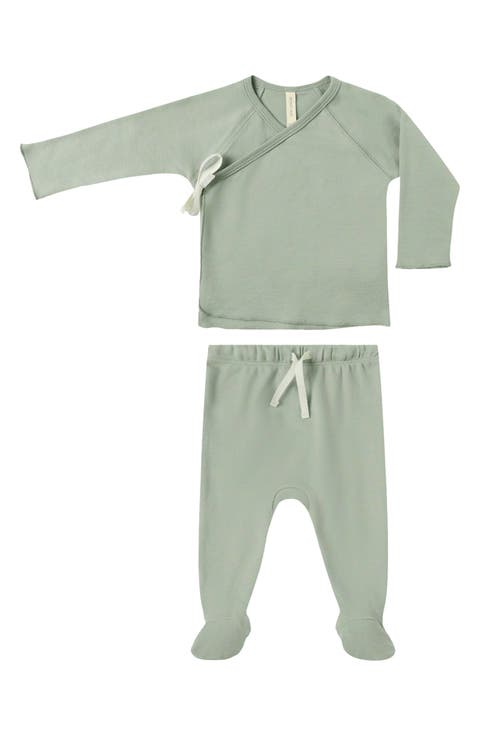 Wrap Top & Footed Pants (Baby)