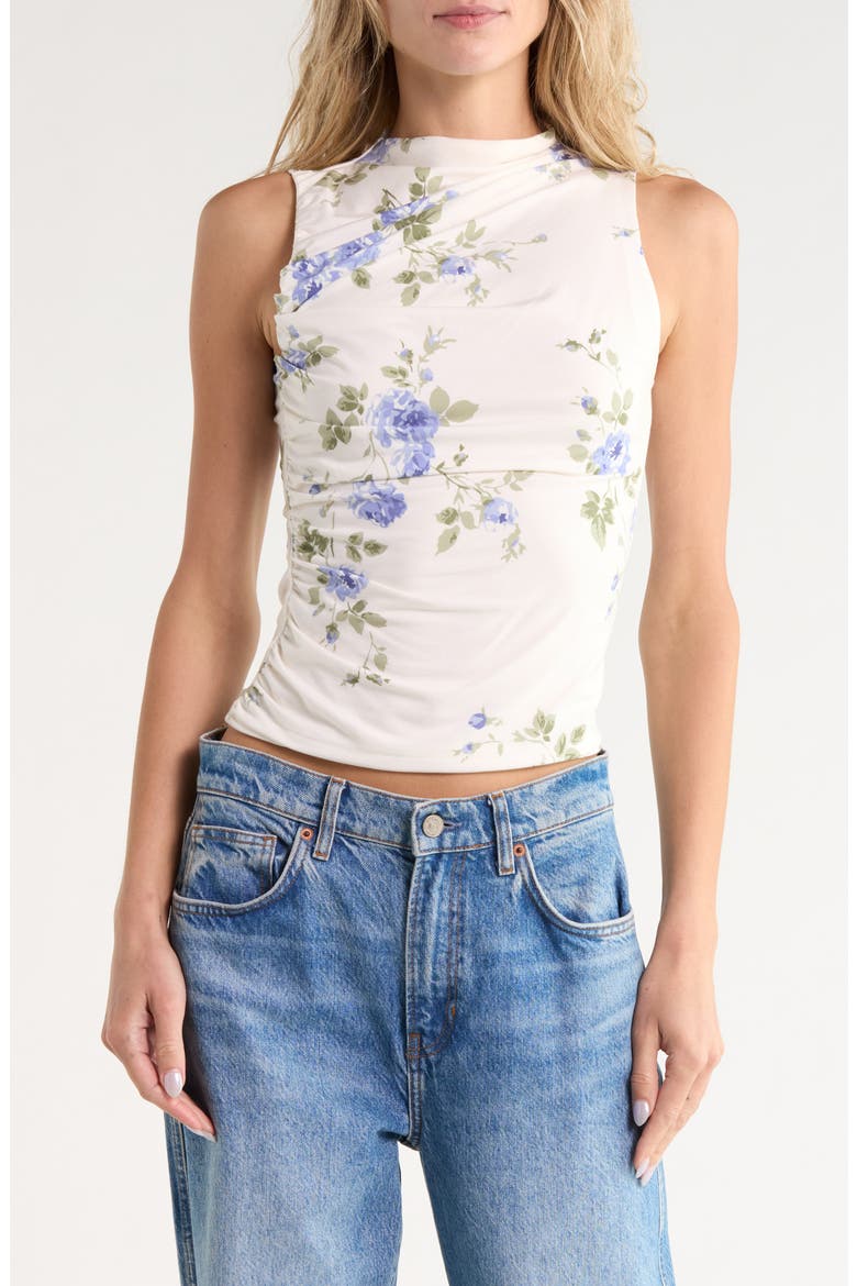 Marlo Mock Neck Knit Top, Main, color, COURTYARD