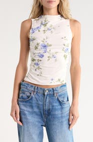 Reformation Marlo Mock Neck Knit Top