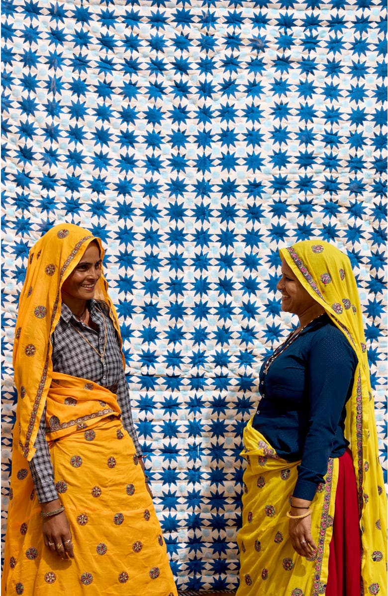 CQC LA Solstice Quilt - Twin with 2 shams, Alternate, color, Purple, Blue