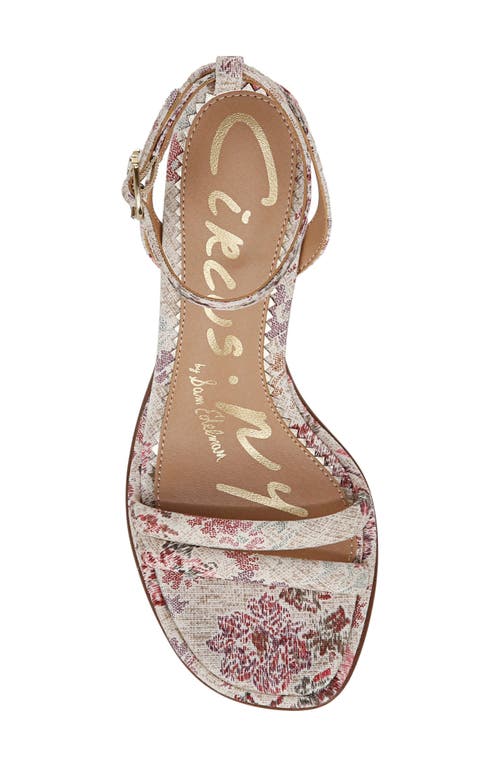 Circus Ny By Sam Edelman Holly Ankle Strap Sandal In Natural Blush Multi