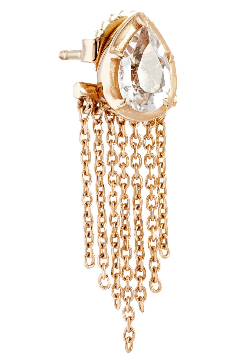 Anzie Mélia Fringe Ear Jackets, Alternate, color, Yellow Gold