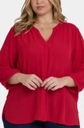 NYDJ Pintuck Top