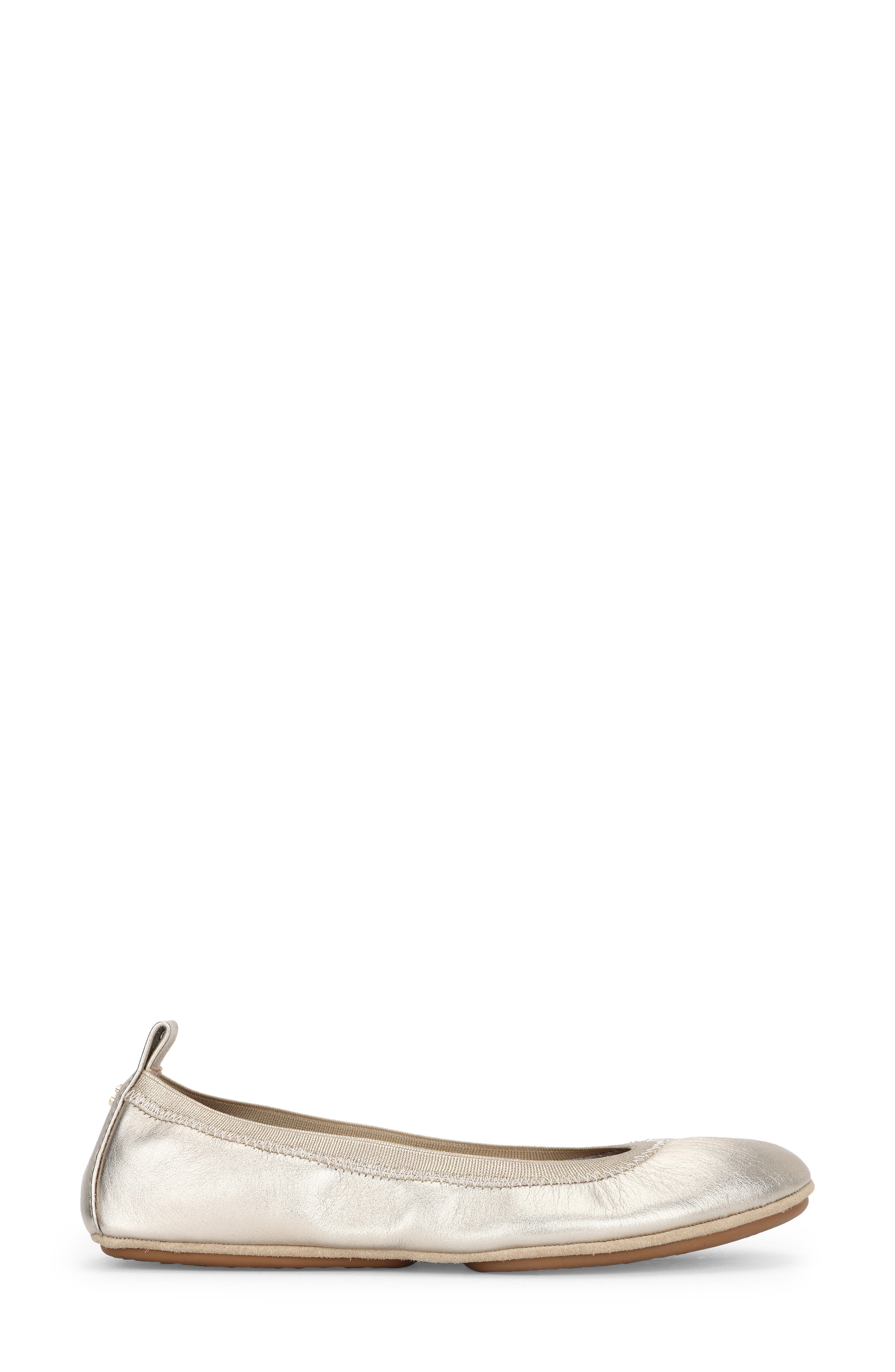 Samara Foldable Ballet Flat, Alternate, color, GOLD