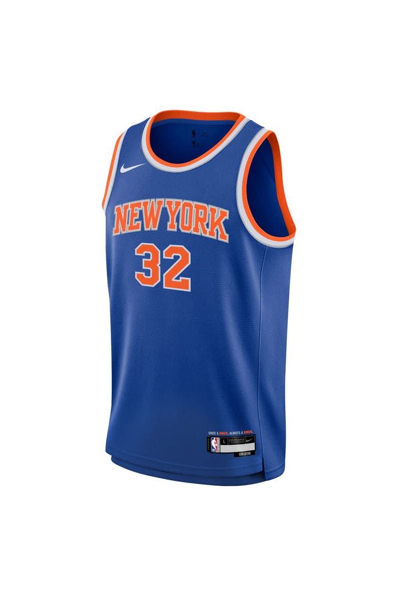 Youth Nike Karl-Anthony Towns Blue New York Knicks Swingman Jersey - Icon Edition, Alternate, color, Blue