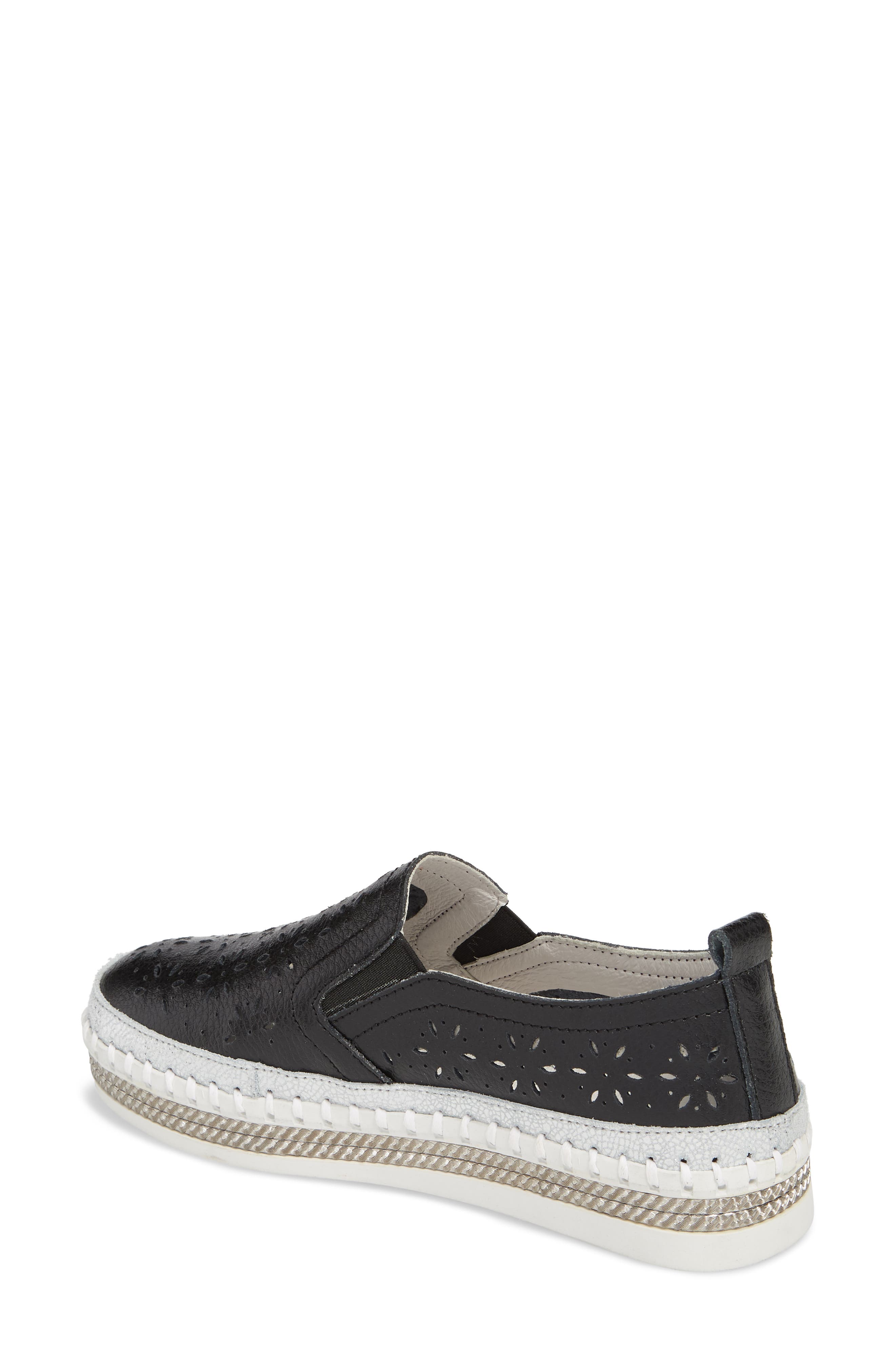 bernie mev. Perforated Slip-On Sneaker, Alternate, color, 