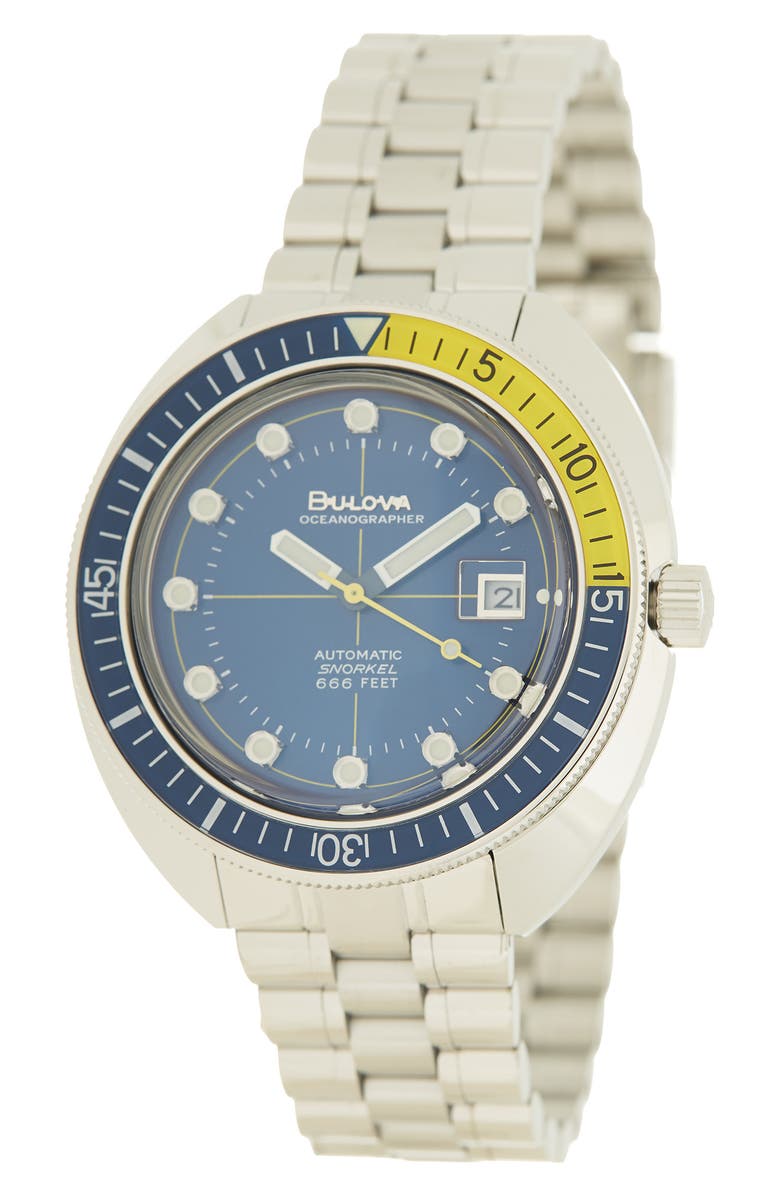 BULOVA Men's Oceanographer Diver Watch, 44mm, Main, color, 