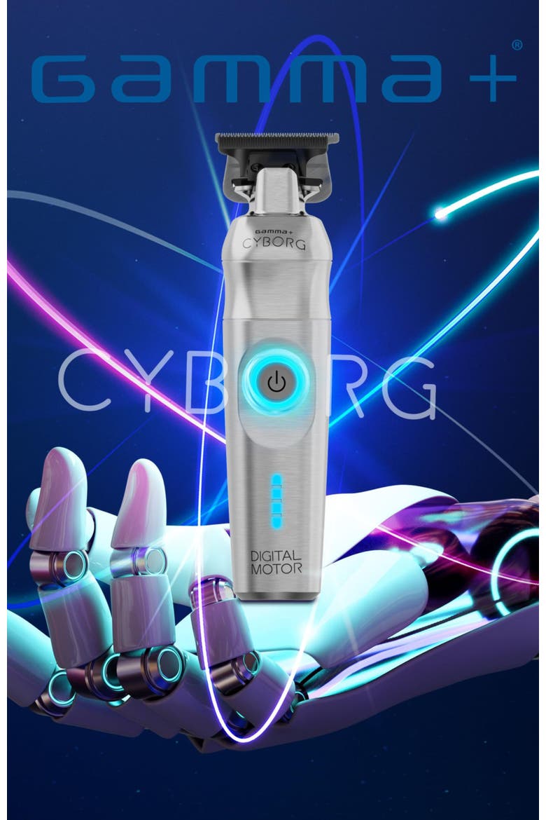 Cyborg Professional Cordless Hair Trimmer, Alternate, color, Silver