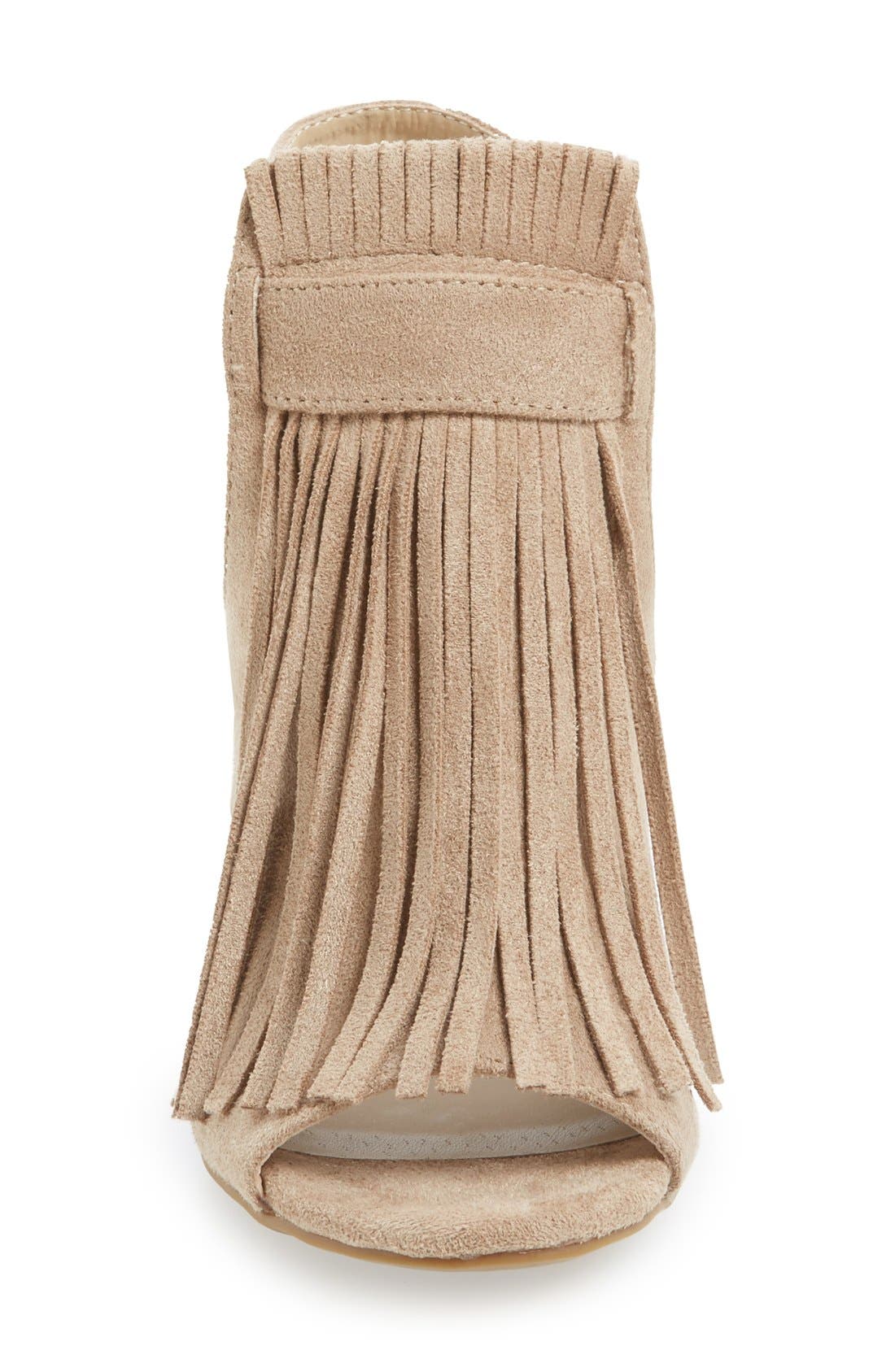 Matisse 'Skye' Fringe Sandal, Alternate, color, NATURAL FAUX LEATHER