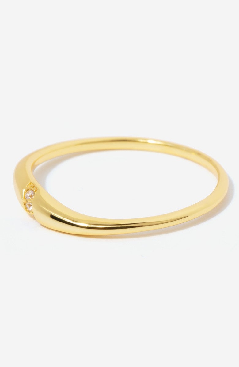 Little Sky Stone Liana Wave Ring, Alternate, color, Gold