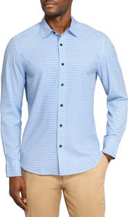 CONSTRUCT Square Geo Woven Long Sleeve Basic