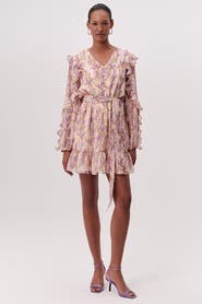 Exquise Katelin V Neck Belted Mini Dress