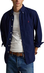 Polo Ralph Lauren Classic Fit Brushed Cotton Flannel Button-Down Shirt