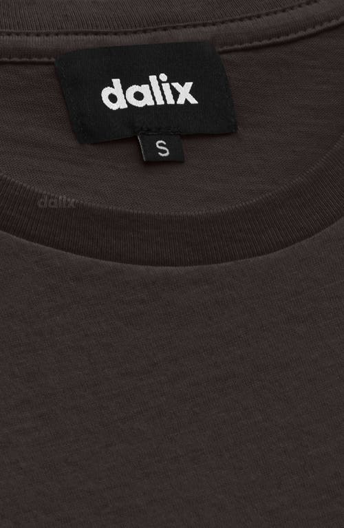 Dalix Womens Bow Lightweight High Waisted Tee In Brown