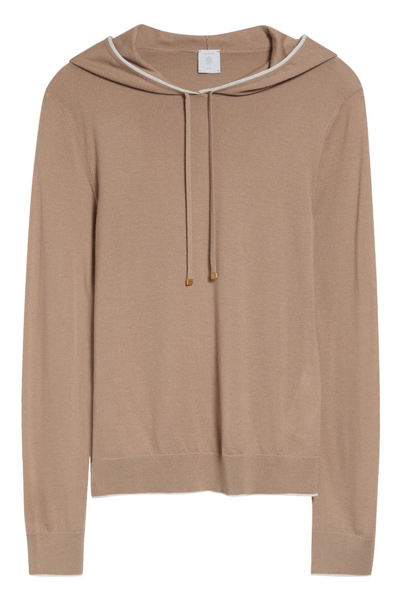 Merino Wool Hoodie, Alternate, color, 04A-01 CAMEL WHITE