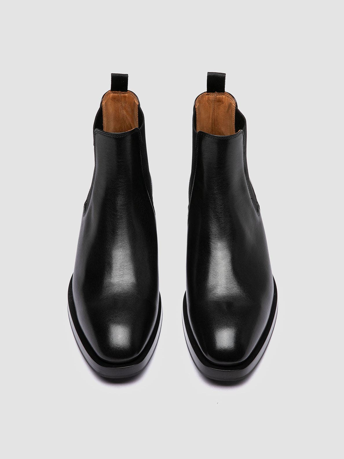 Ortega 003 Leather Chelsea Boots, Alternate, color, Black