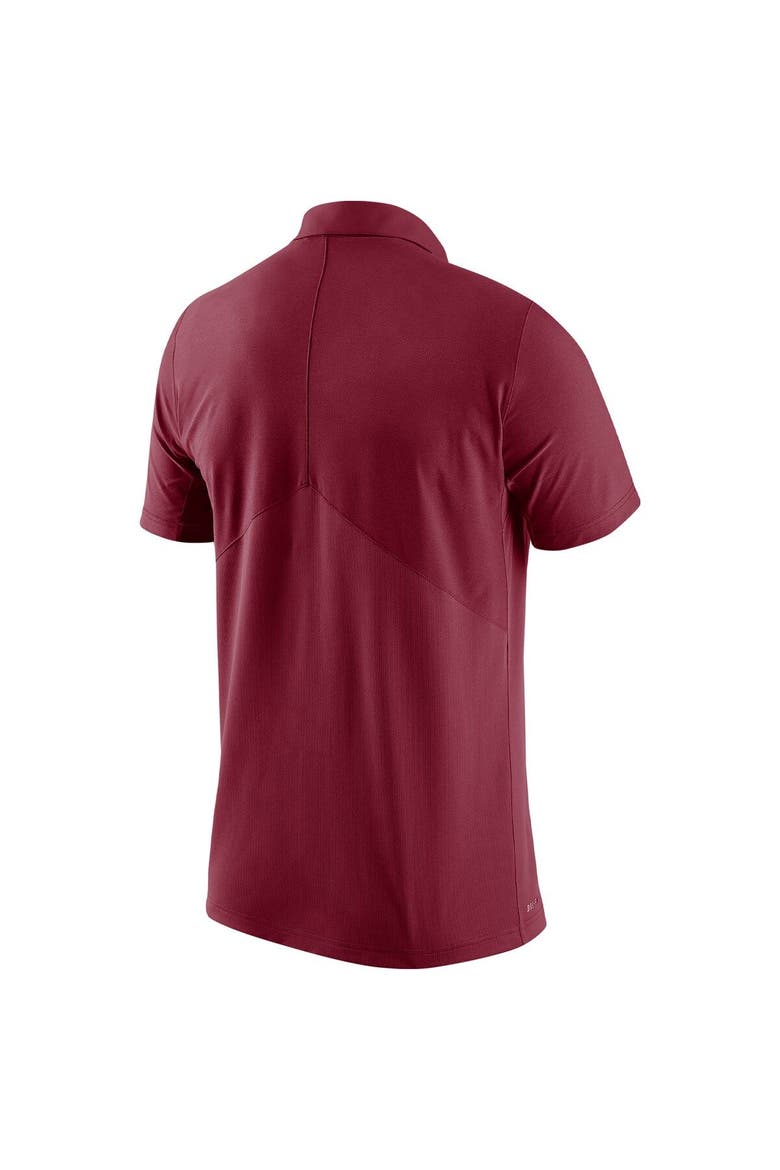 Men's Nike Crimson Washington State Cougars Coaches Performance Polo, Alternate, color, Crimson