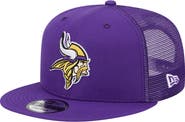 New Era Men's New Era Purple Minnesota Vikings Main Trucker 9FIFTY Snapback Hat