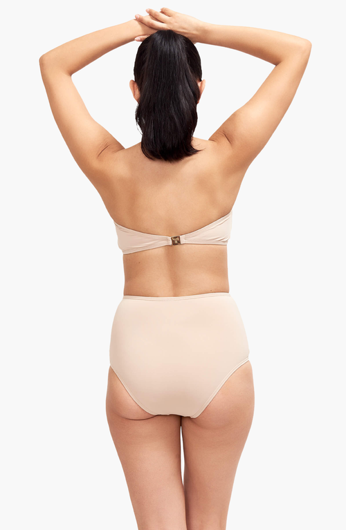 Sauipe Giovanna Strapless Bikini Top In Camel