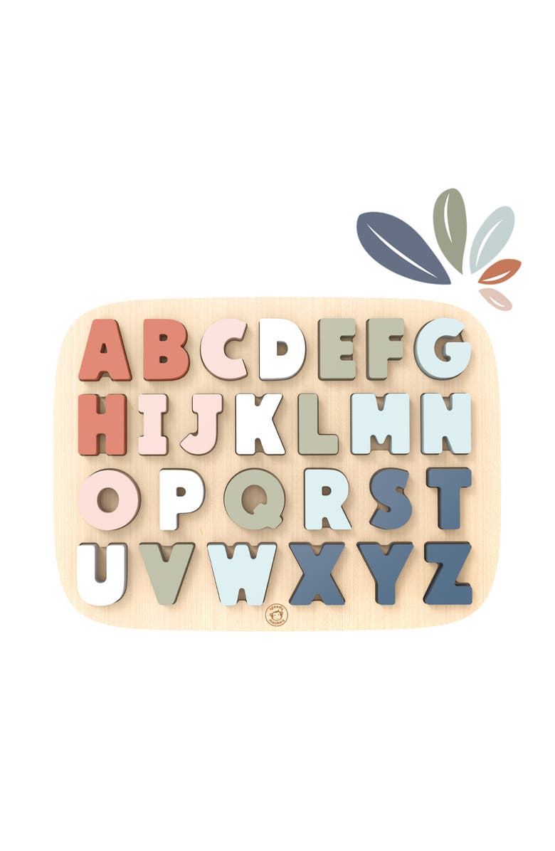 Moulin Roty Alphabet Puzzle, Alternate, color, Multi