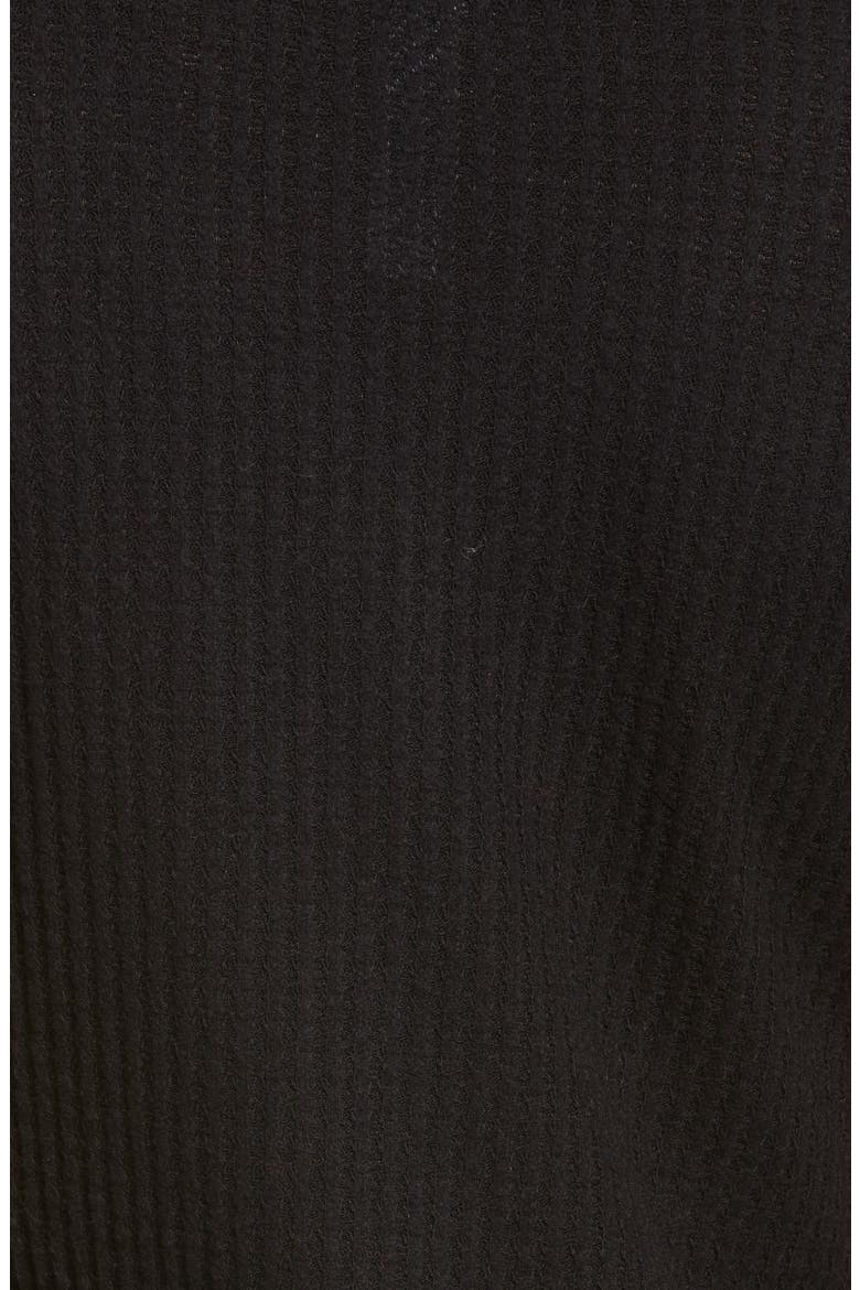 Cozy Maternity/Nursing Henley Pajamas, Alternate, color, JET BLACK