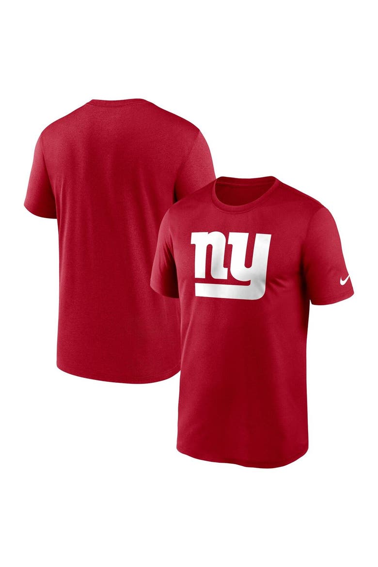 Men's Nike  Red New York Giants Legend Logo Performance T-Shirt, Main, color, Red