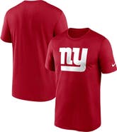 Nike Men's Nike  Red New York Giants Legend Logo Performance T-Shirt
