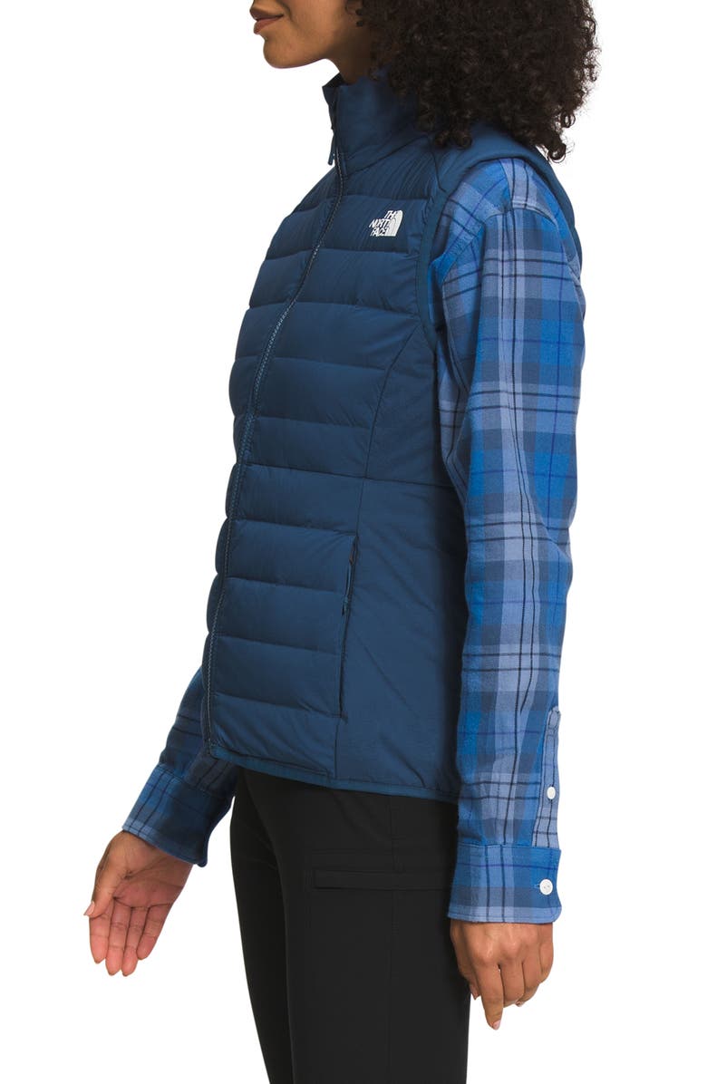 The North Face Belleview Stretch Water Repellent 600 Fill Power Down Vest, Alternate, color, 
