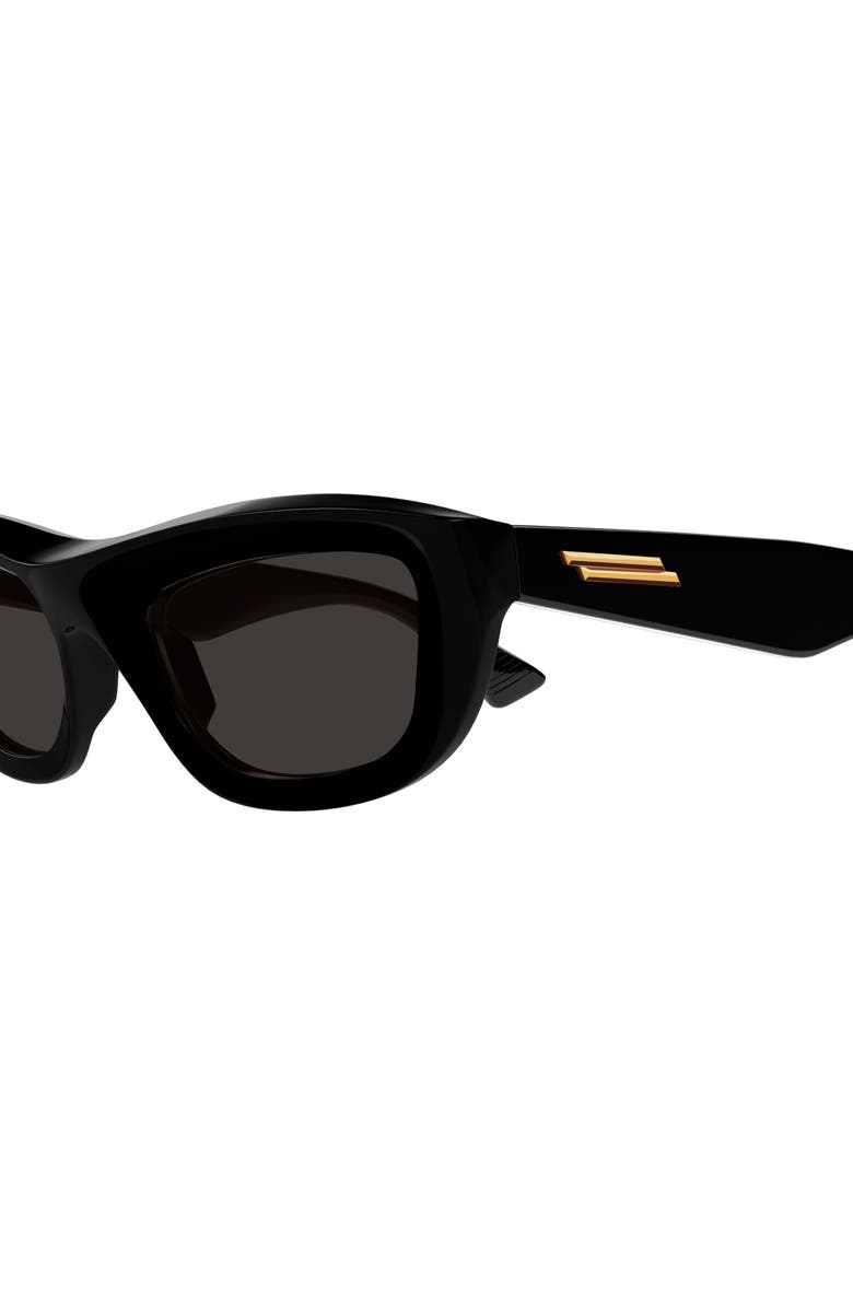 Bottega Veneta 54mm Geometric Sunglasses, Alternate, color, 