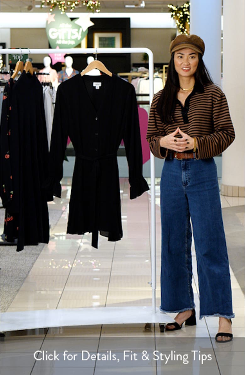 Long Sleeve Georgette Dress, sales video thumbnail