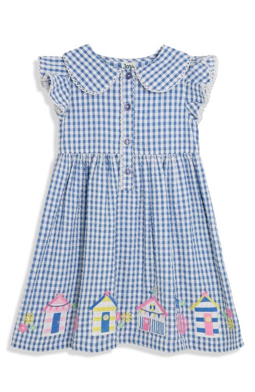 Jojo Maman Bébé Jojo Maman Bebe Seaside Appliqué Cotton Gingham Dress