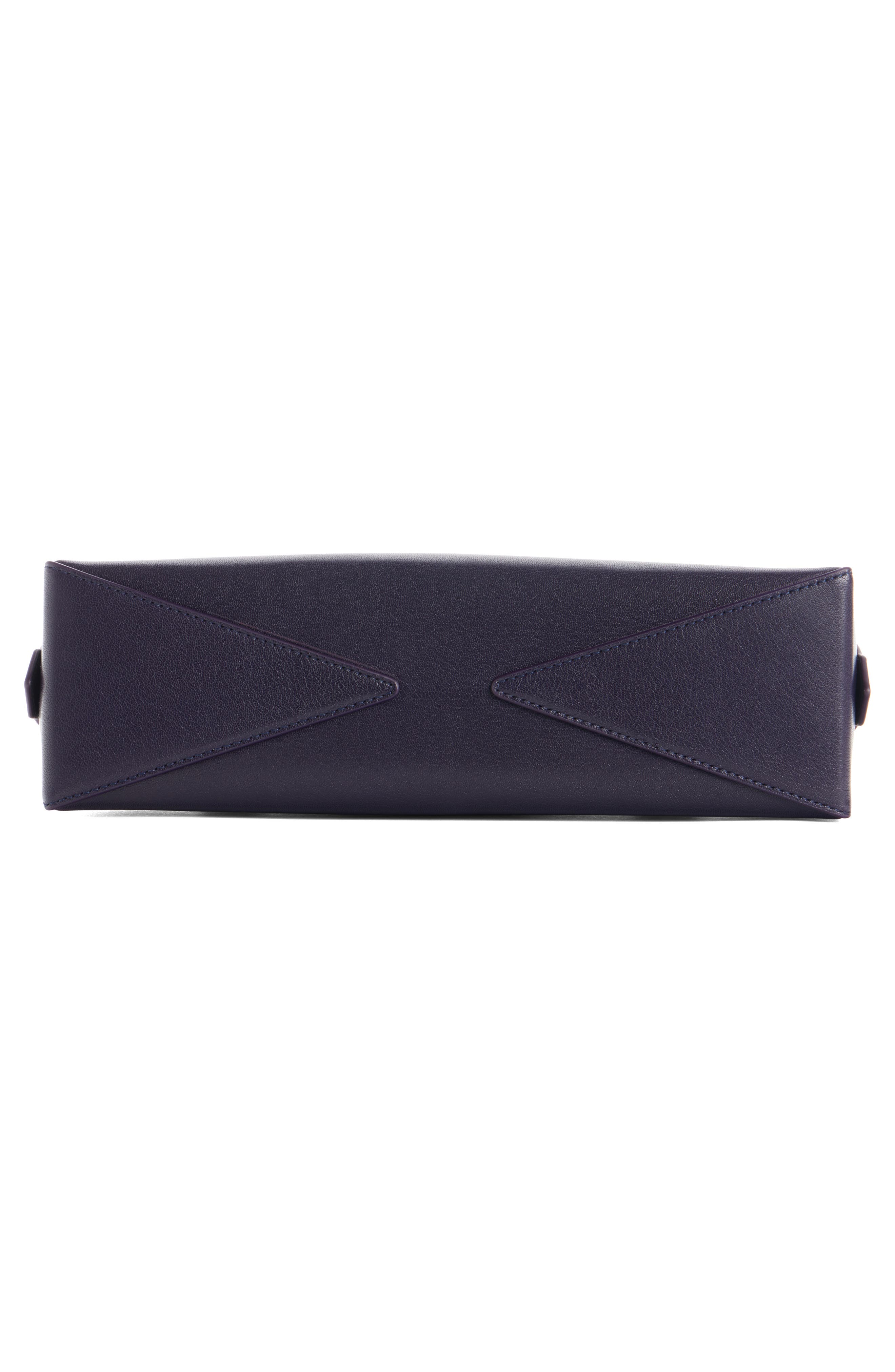 Alaïa Le Teckel Medium Shoulder Bag, Alternate, color, Aubergine