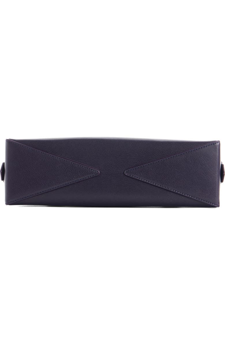Alaïa Le Teckel Medium Shoulder Bag, Alternate, color, Aubergine