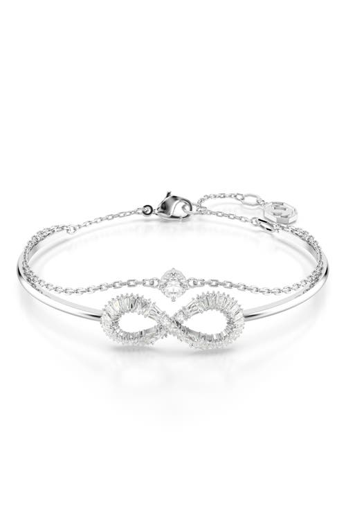 Swarovski Hyperbola Layered Bracelet In White