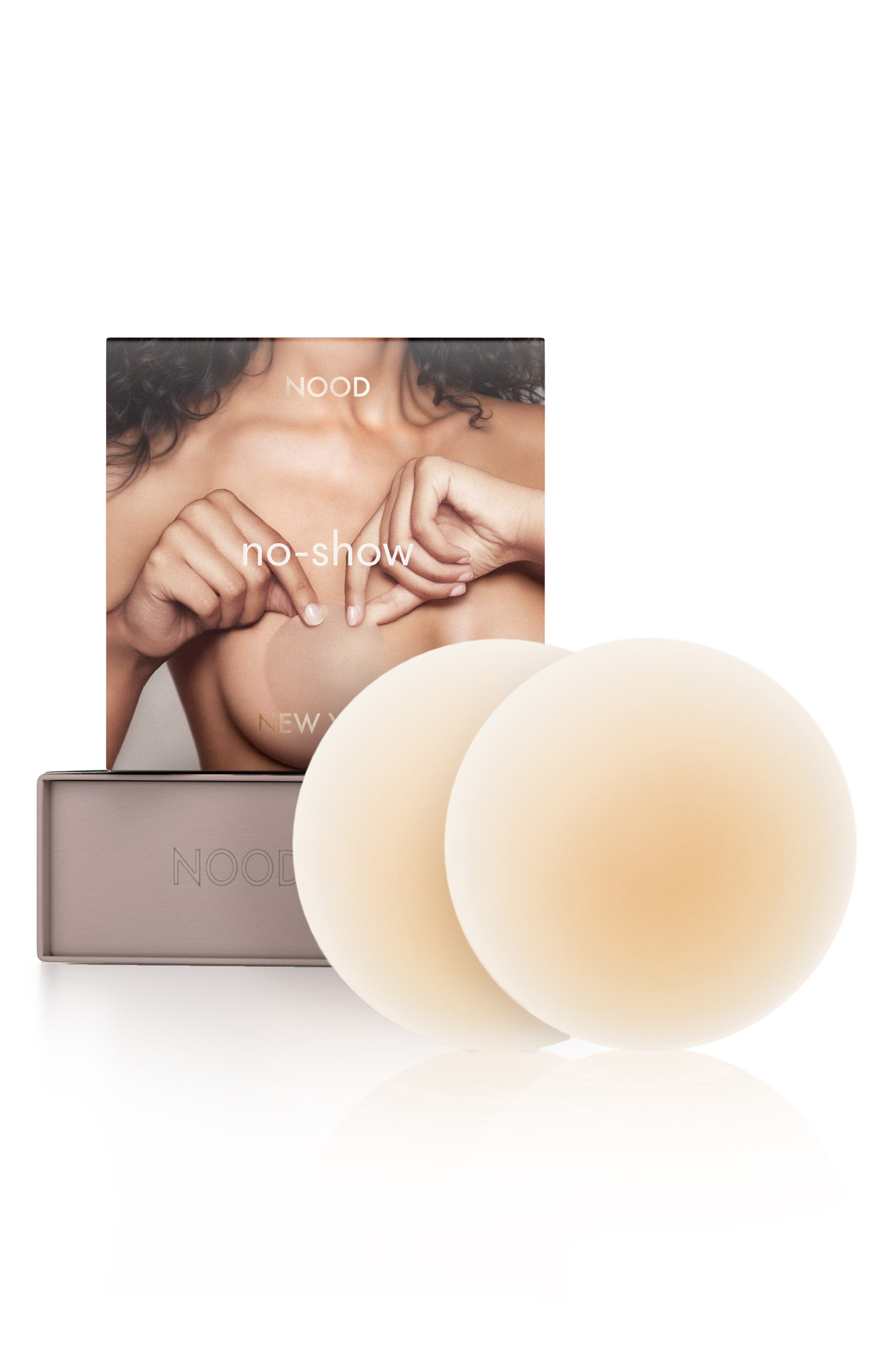 NOOD No-Show Reusable Round Nipple Covers in No.3 Buff 