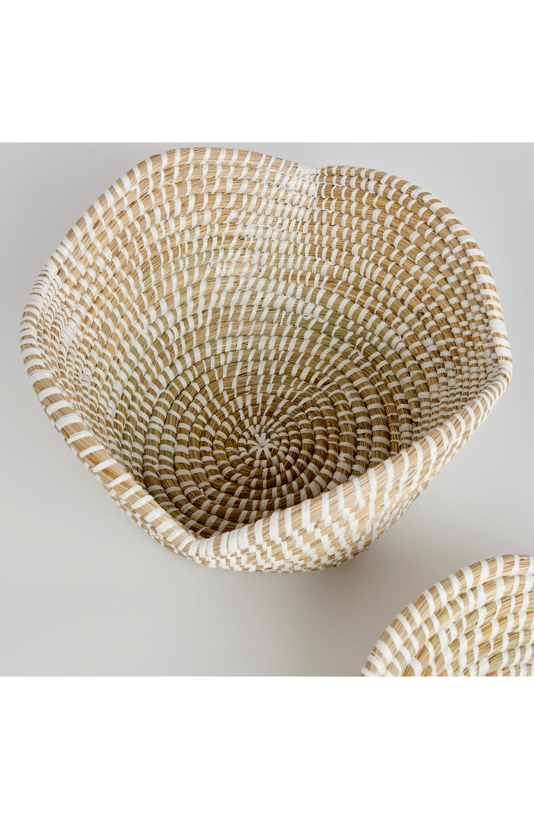 Napa Home & Garden Rivergrass Lotus Baskets St/3, Alternate, color, Brown