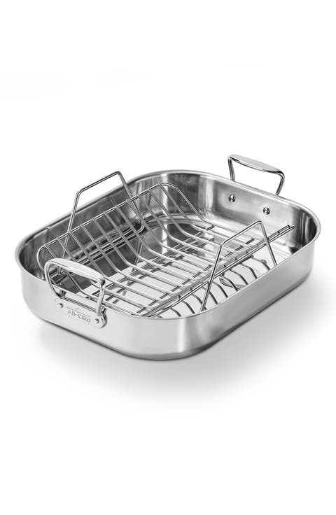 Extra Large Stainless Steel Roaster with Rack
