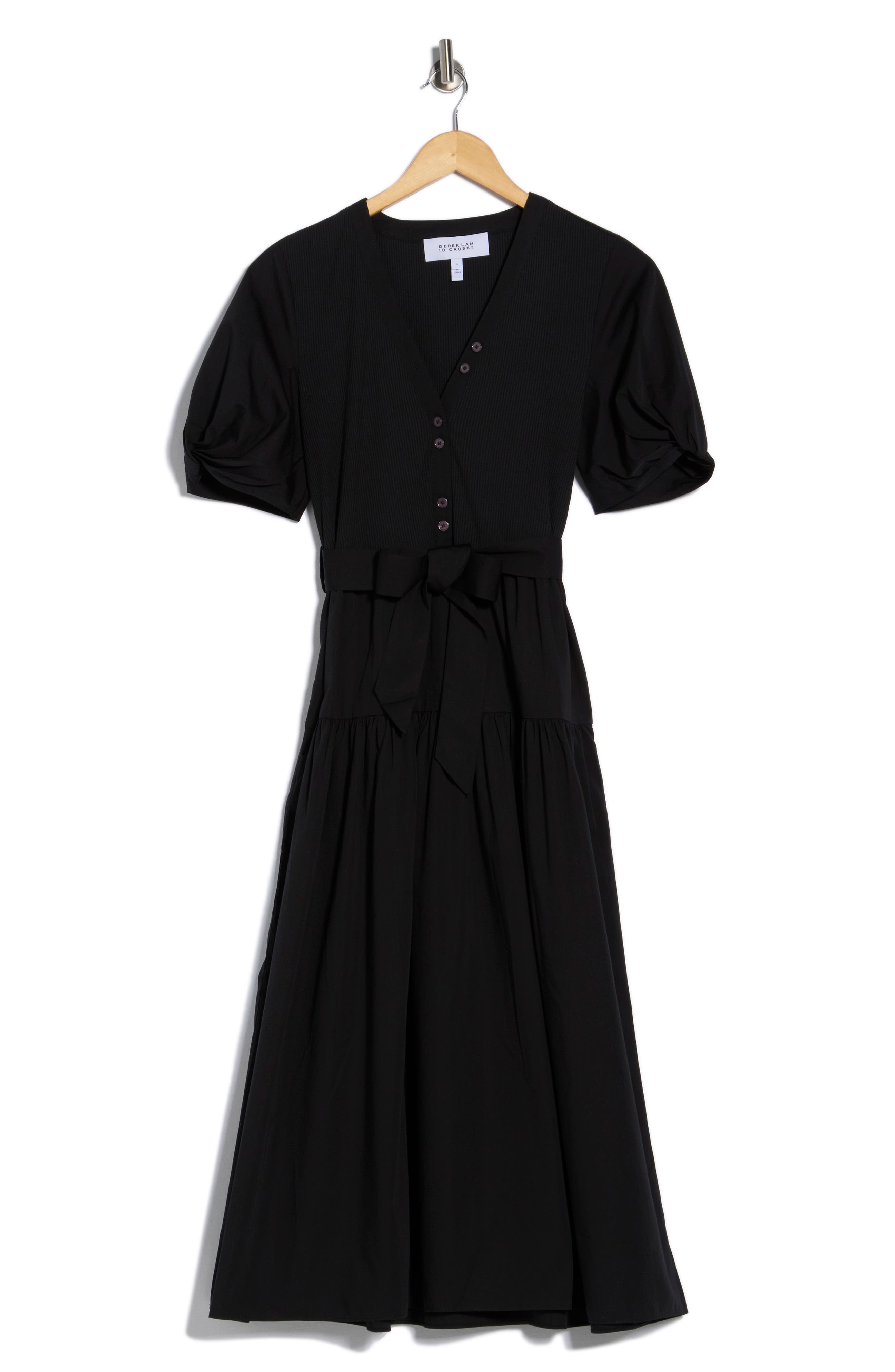 Derek Lam 10 Crosby Natalia Mixed Media Dress