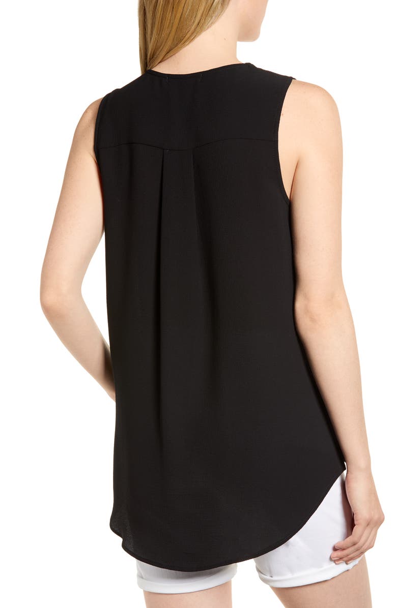 GIBSONLOOK Gibson x Living in Yellow Reagan V-Neck Drop Back Top, Alternate, color, 