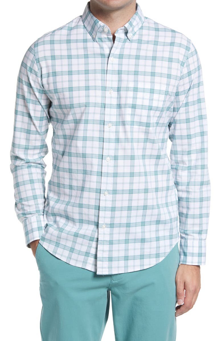 Bonobos Everyday Plaid Stretch Button-Up Shirt, Main, color, 