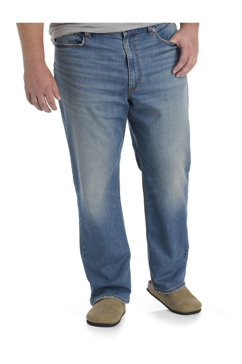 Big & Tall Relaxed-Fit Stretch Jeans, Main, color, DIRTY SECRETS