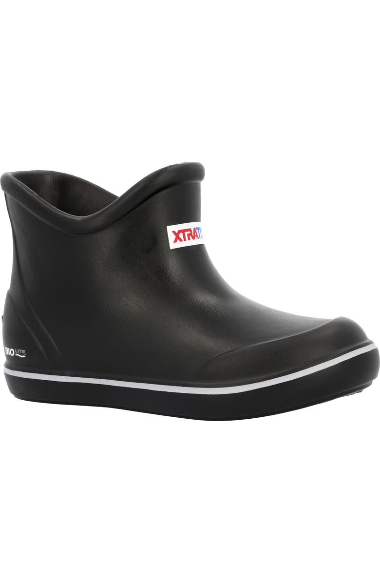 XTRATUF Kids' Ankle Deck Boot, Main, color, Black